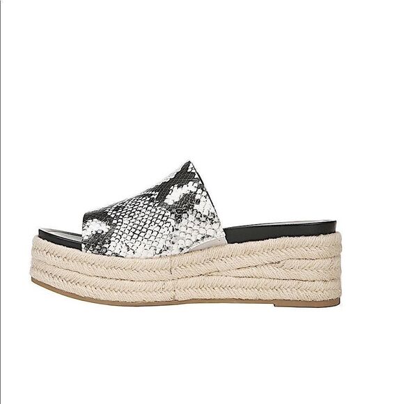 Franco Sarto Tola Snake Print Esapdrille Sandals - Picture 4 of 7